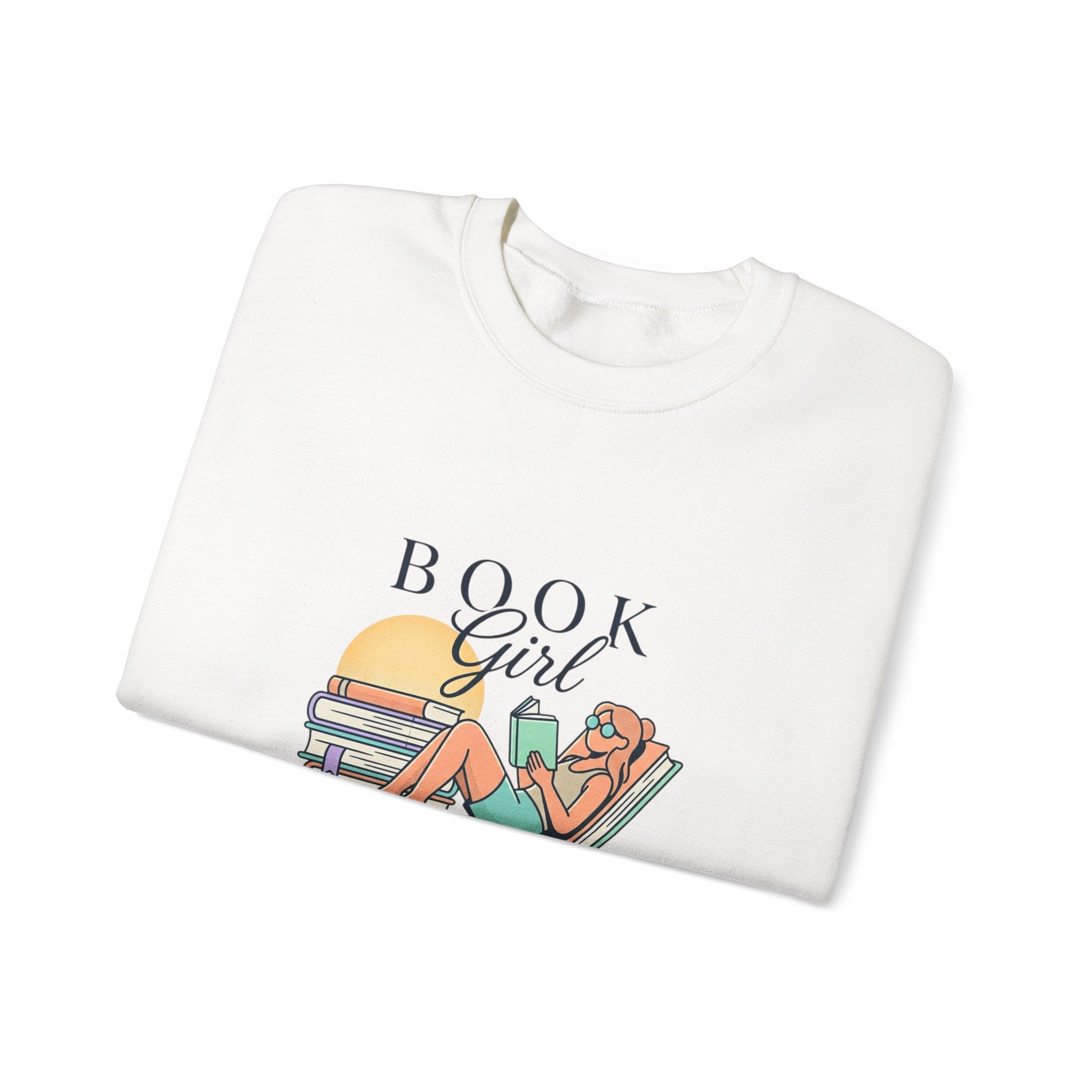 Book Girl Summer Sweatshirt | BookTok, beach reads, bookish summer aesthetic