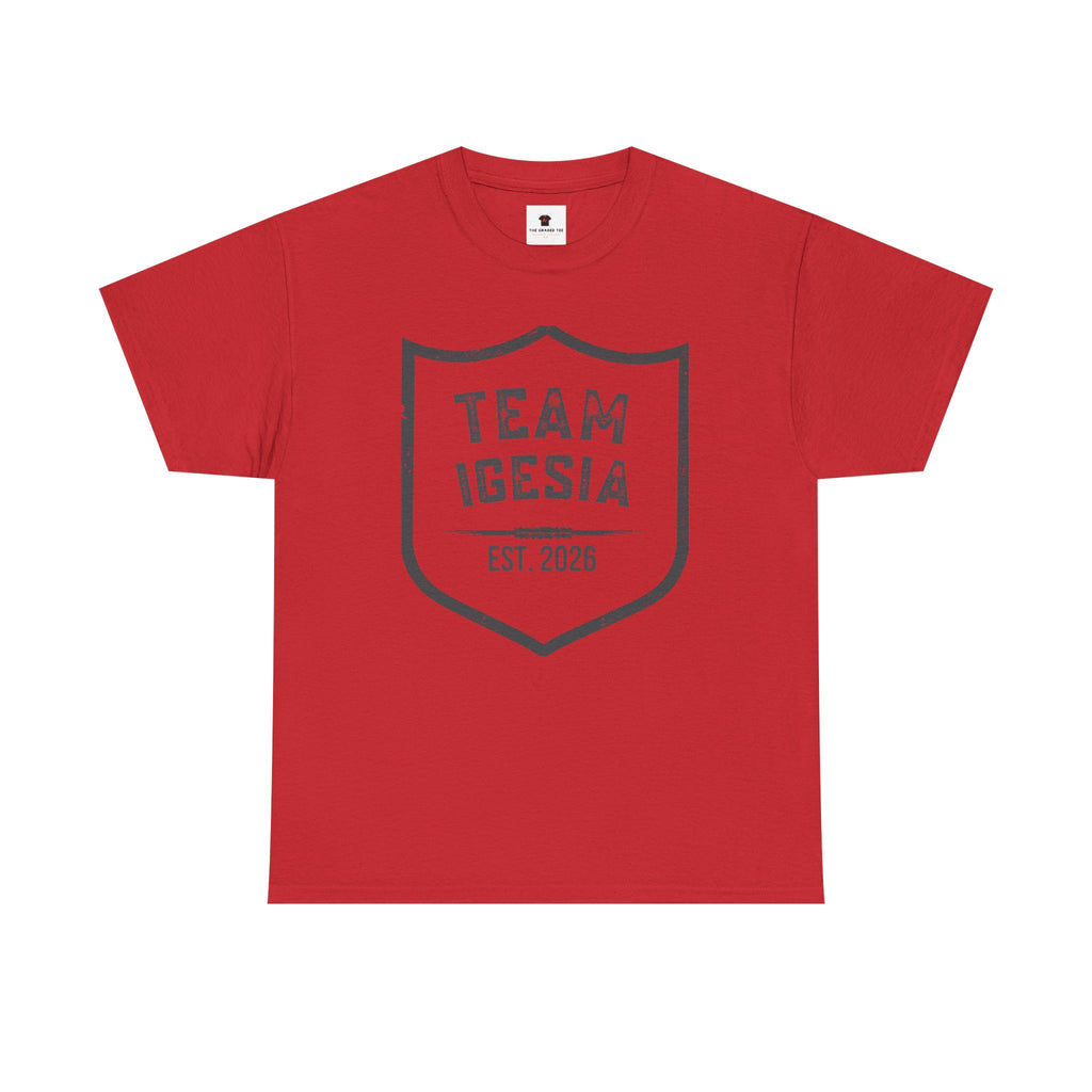 Team Iglesia Shield T-Shirt – Church Group Tee (Est. 2023)