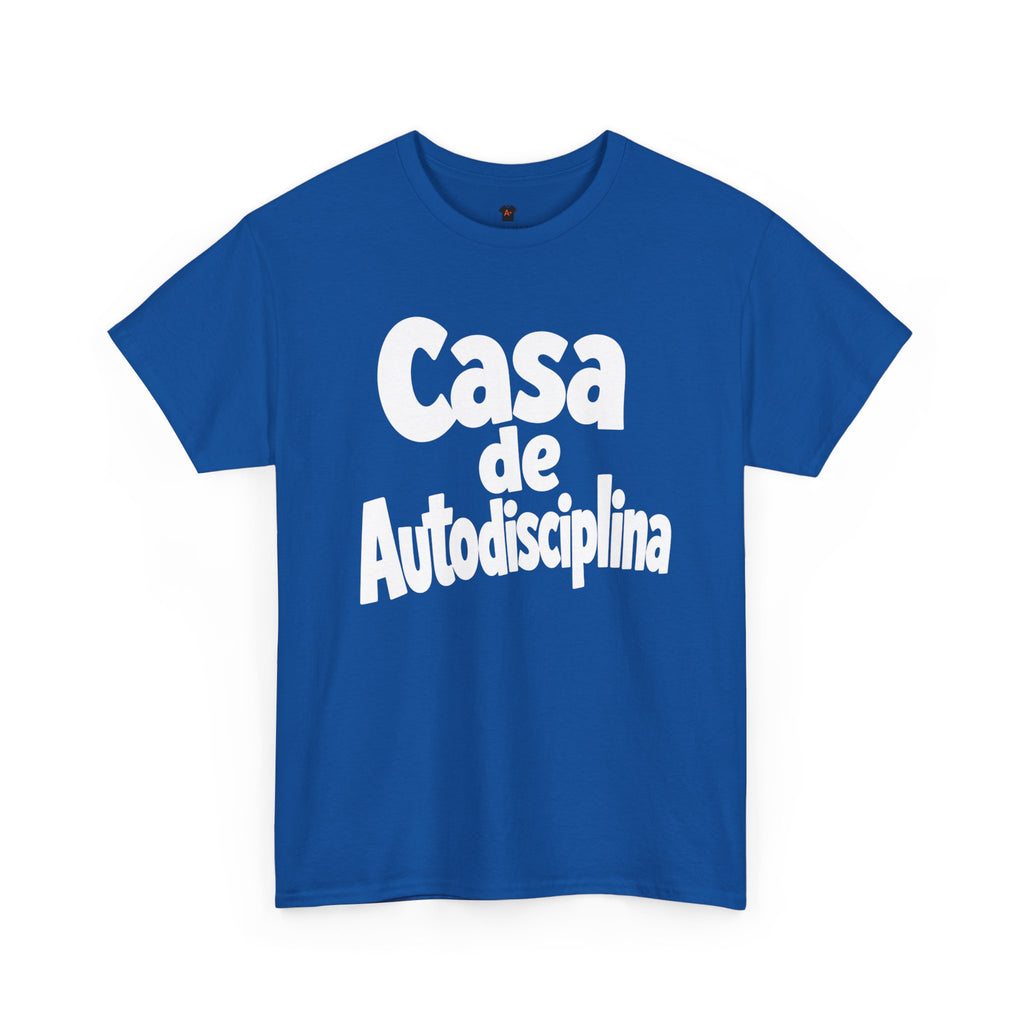 Casa de Autodisciplina T‑Shirt — Motivational Spanish Fitness Tee