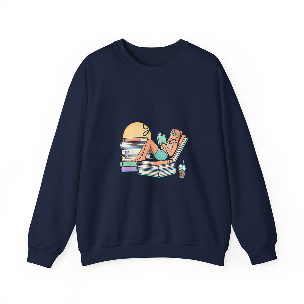 Book Girl Summer Sweatshirt | BookTok, beach reads, bookish summer aesthetic
