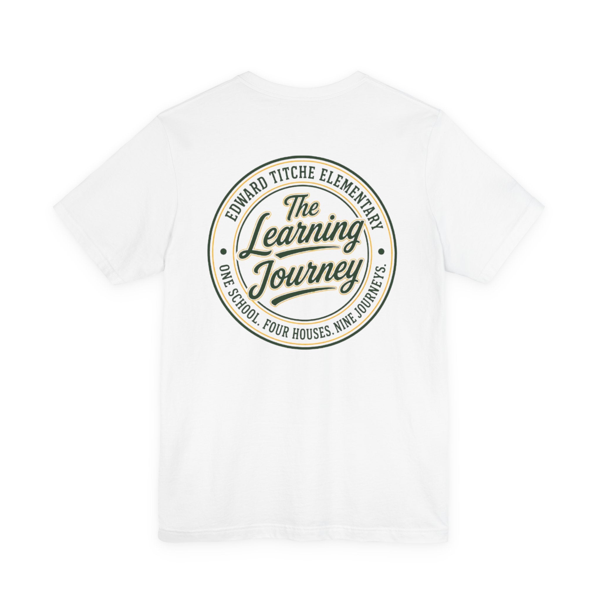 College Road Trip Tee — “The Learning Journey” Vintage School Travel Graphic T-Shirt