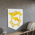 Handshake Crest Pennant — ADARA Decorative Wall Banner