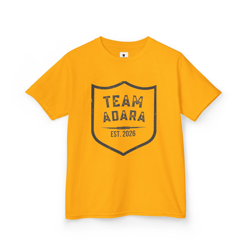 Kids Tee - "Team Adara" Shield Graphic (Est. 2026)