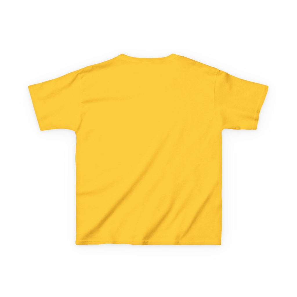 Kids T-Shirt — "House of Respect" Bold Retro Graphic Tee (Yellow)