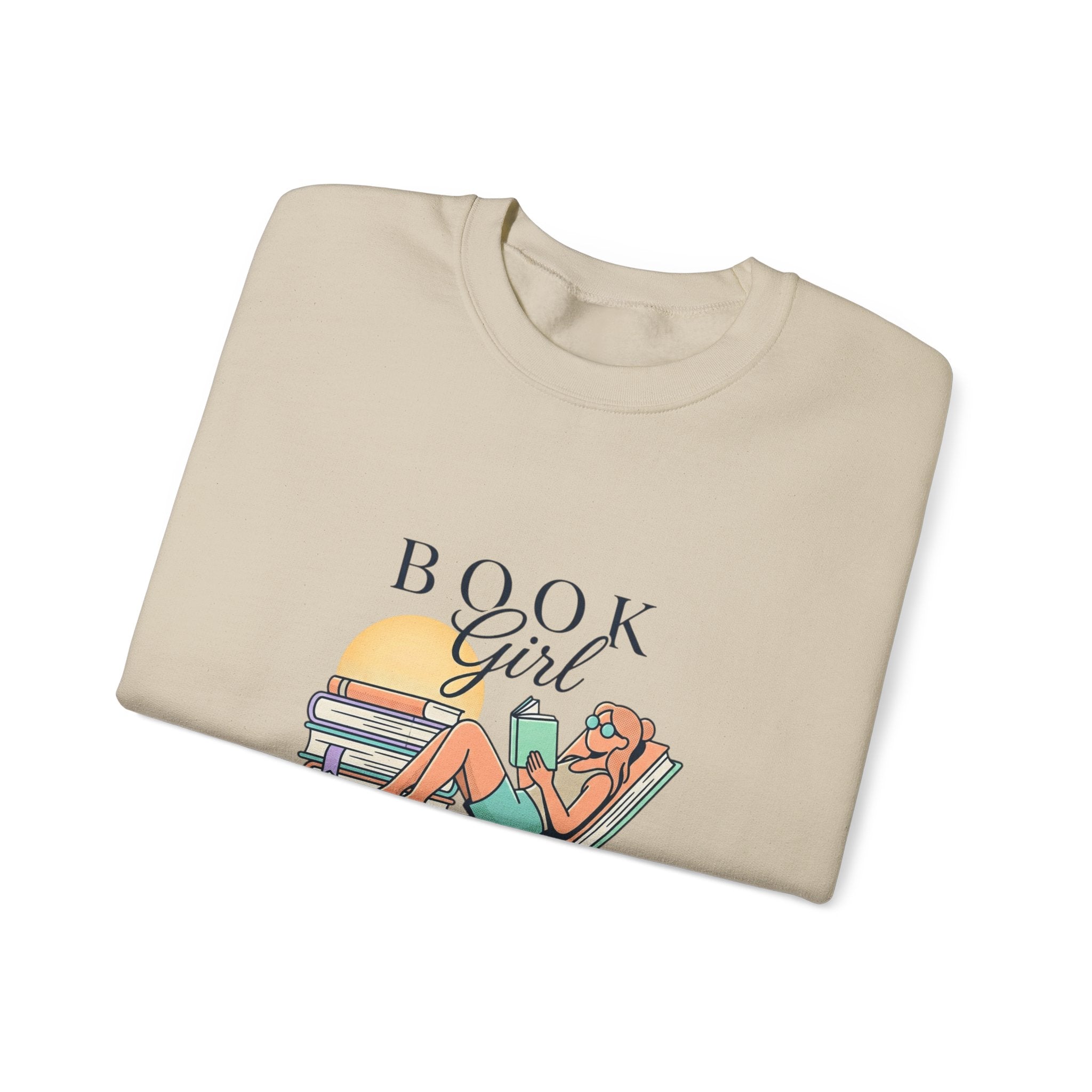 Book Girl Summer Sweatshirt | BookTok, beach reads, bookish summer aesthetic