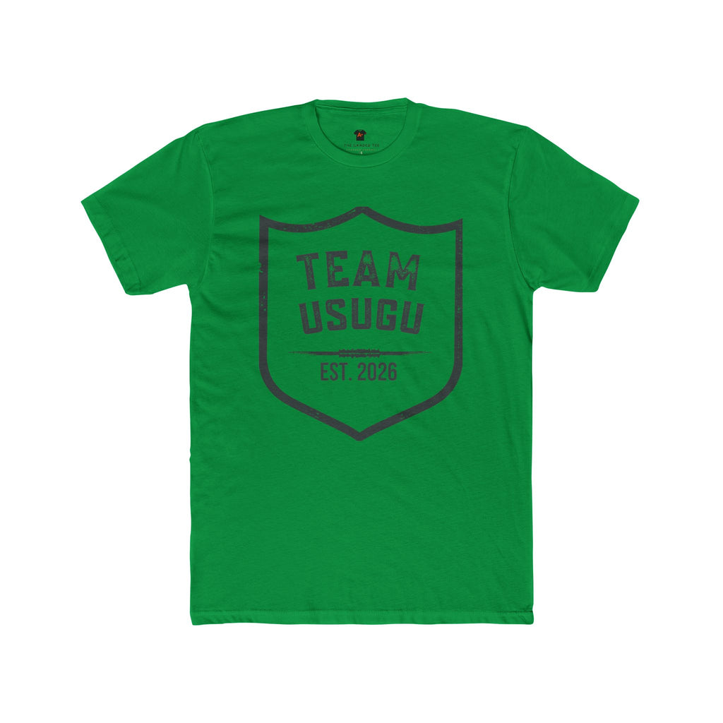 Team Usugu Shield T-Shirt — EST 2026 Crew Tee
