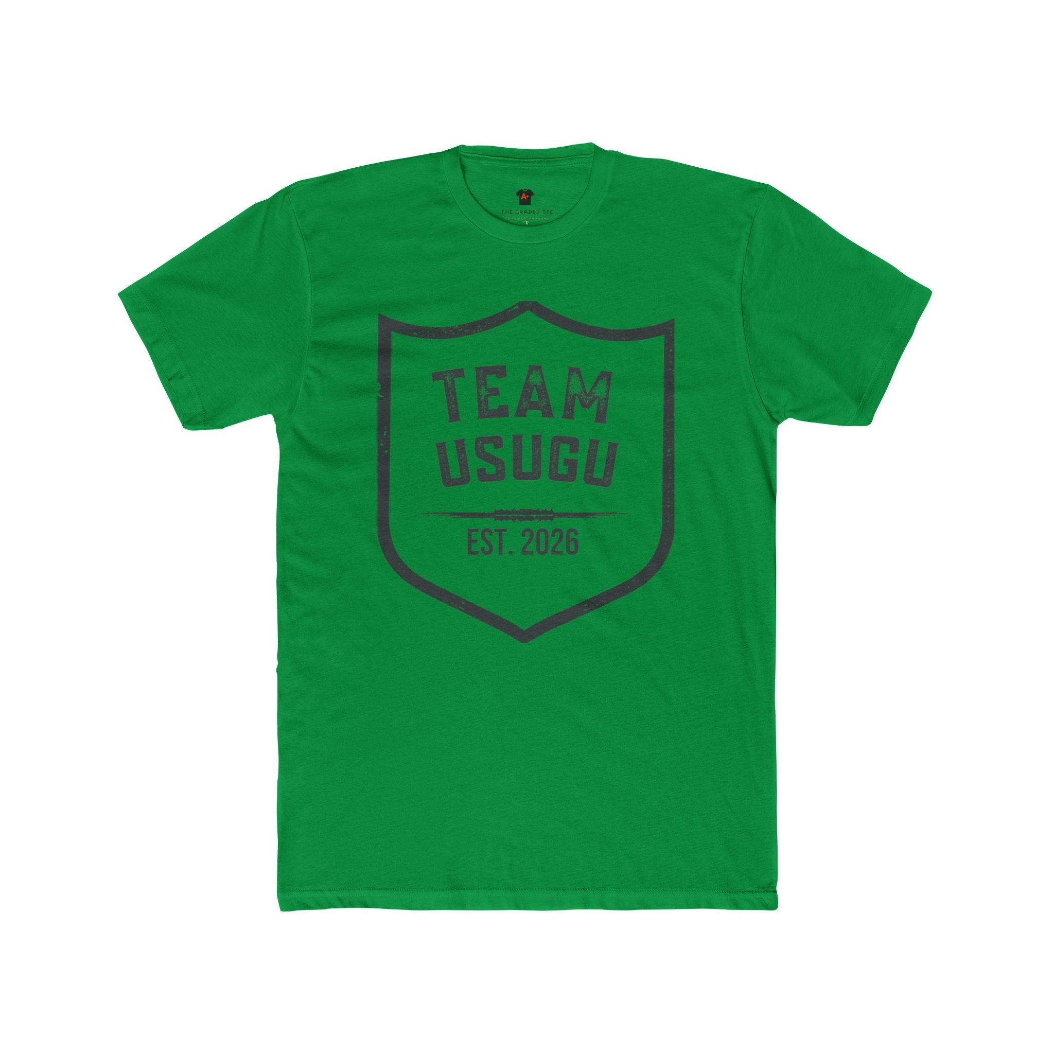 Team Usugu Shield T-Shirt — EST 2026 Crew Tee