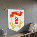 IGESA Torch Crest Pennant — Vintage School Emblem Wall Banner
