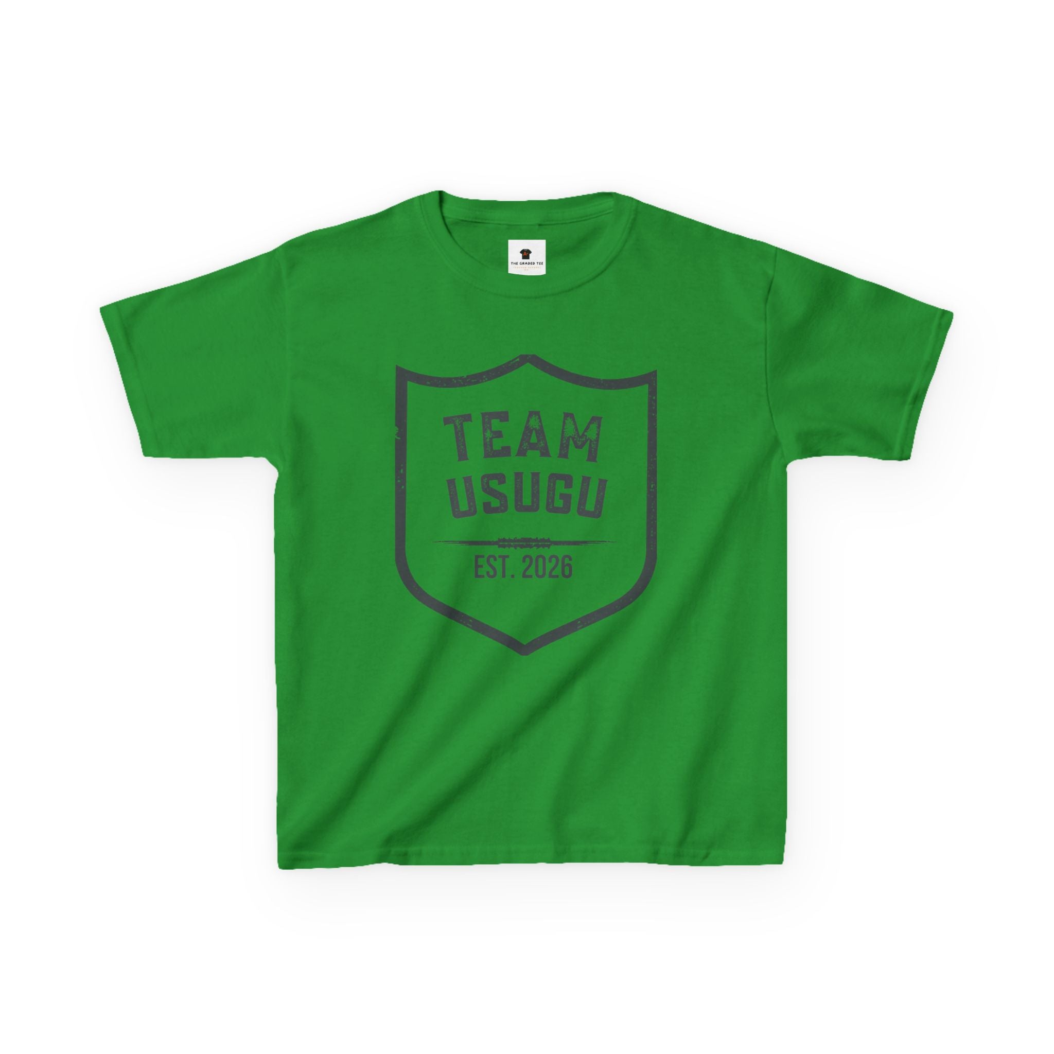 Kids Tee — 'Team Usugu' Shield Graphic Youth T‑Shirt