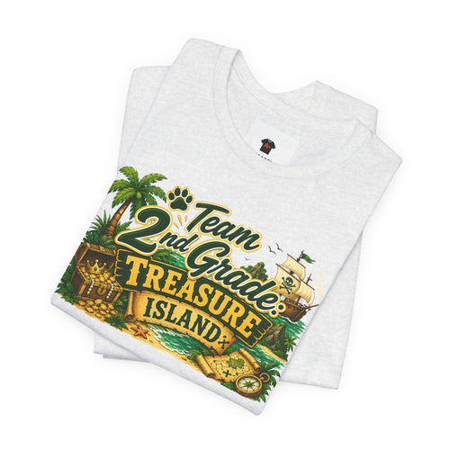 2nd Grade Treasure Island T‑Shirt — Team 2nd Grade School Spirit Tee