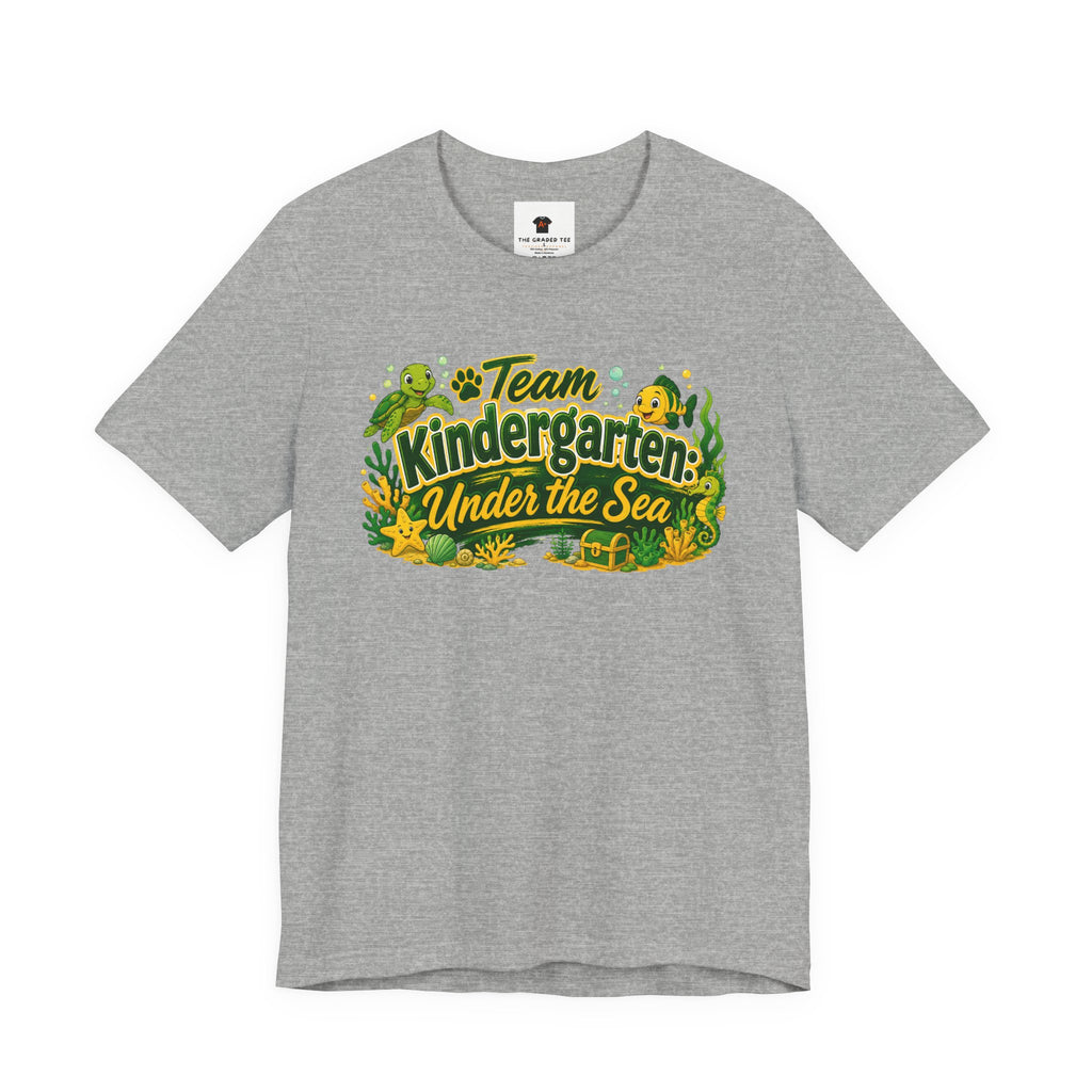 Kindergarten Under the Sea T-Shirt — 'Team Kindergarten' School Spirit Tee