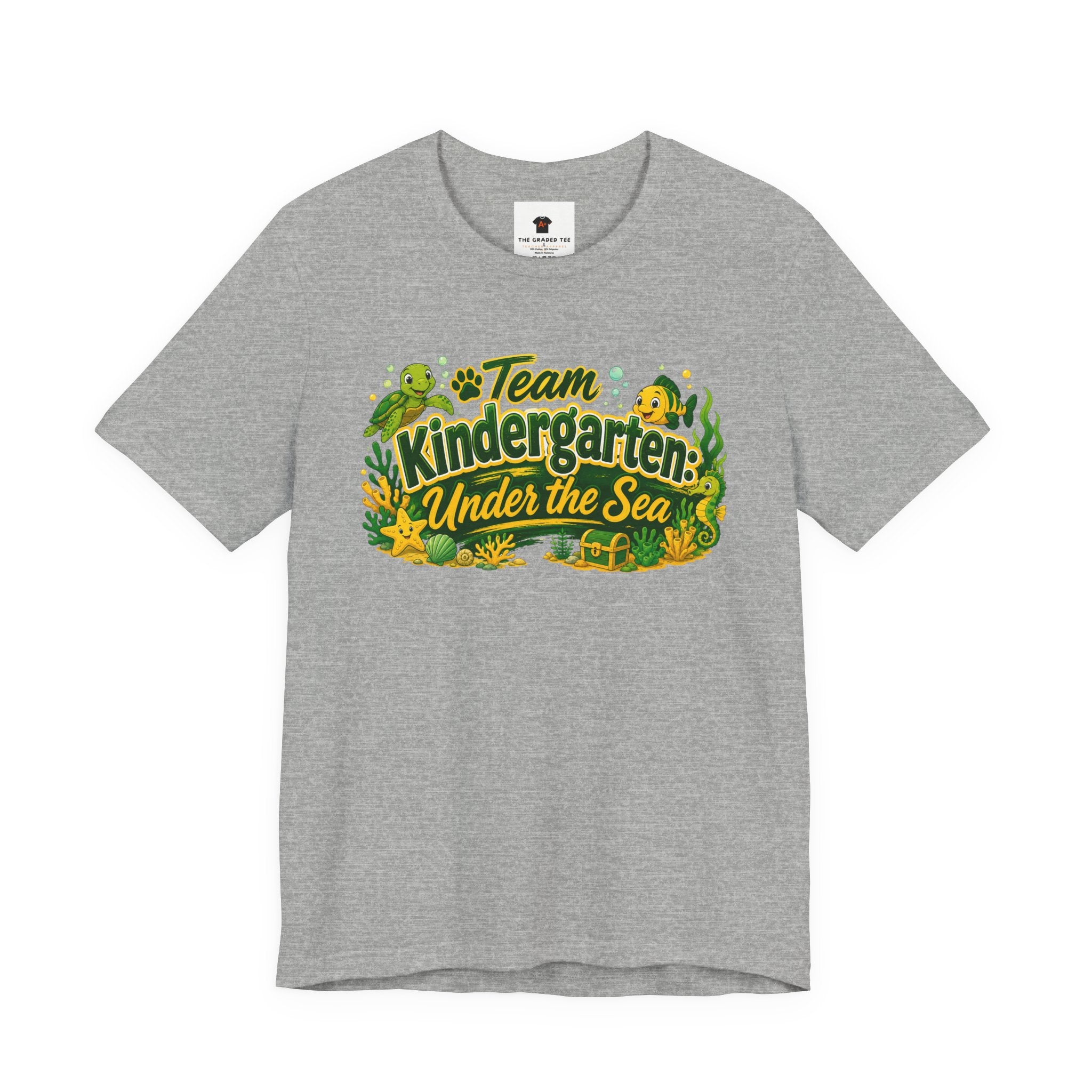 Kindergarten Under the Sea T-Shirt — 'Team Kindergarten' School Spirit Tee