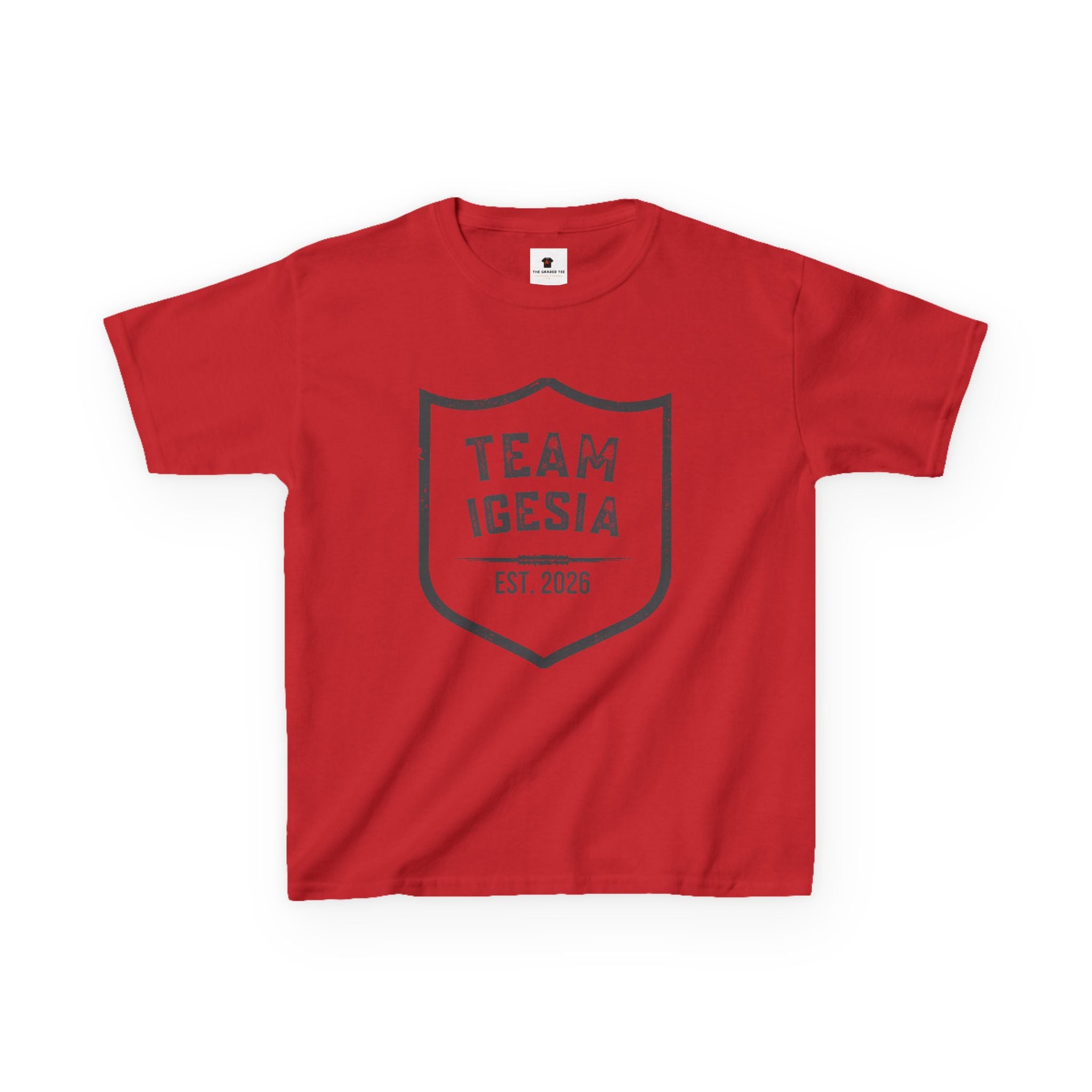 Kids T-Shirt — "Team Iglesia" Shield Youth Tee