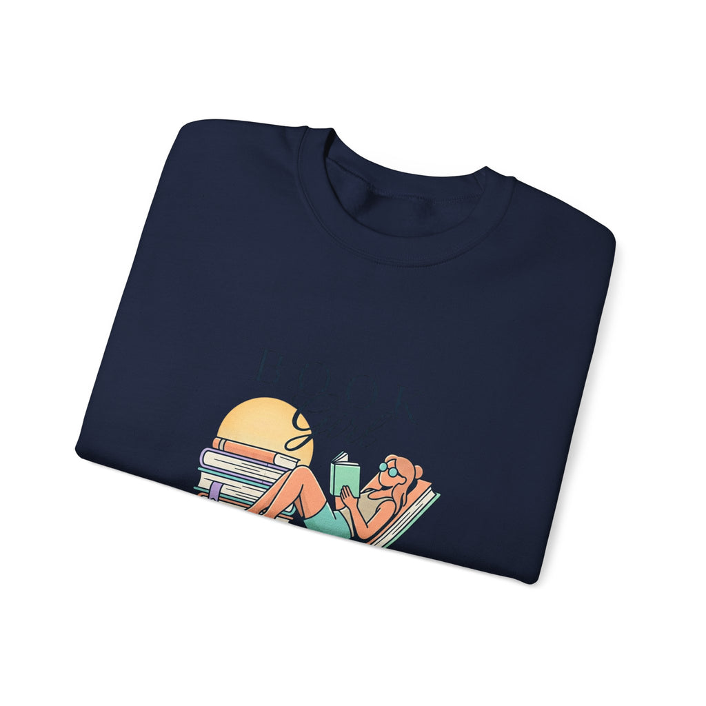 Book Girl Summer Sweatshirt | BookTok, beach reads, bookish summer aesthetic