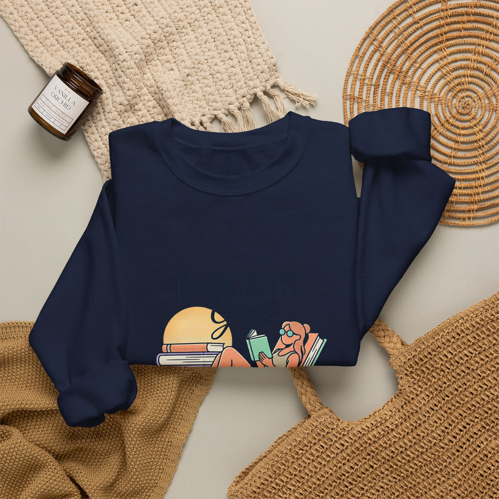 Book Girl Summer Sweatshirt | BookTok, beach reads, bookish summer aesthetic