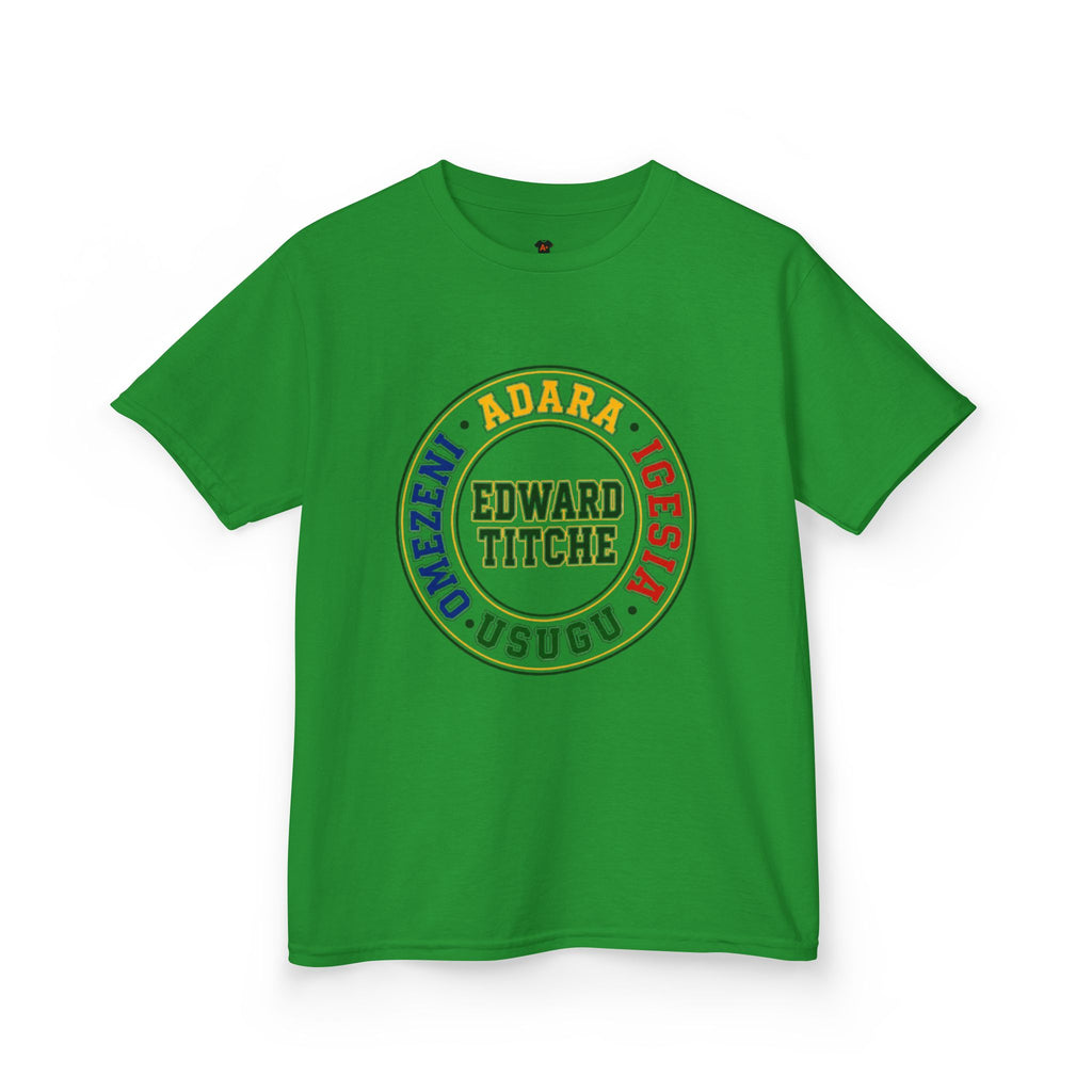 Kids Tee — "Edward Titche" Rainbow Seal Name Badge