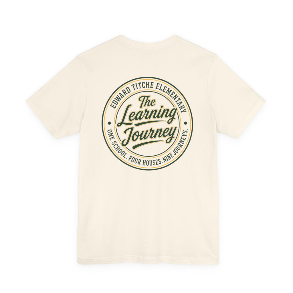 4th Grade Around the World Tee — "The Learning Journey" Elementary School Shirt
