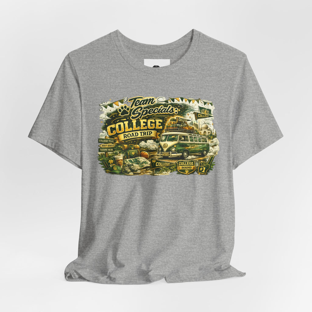 College Road Trip Tee — “The Learning Journey” Vintage School Travel Graphic T-Shirt